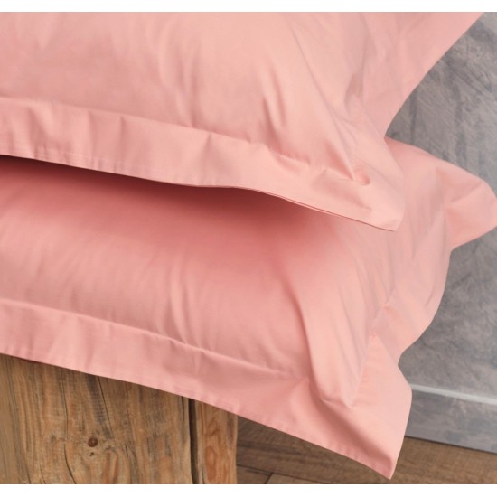 Μαξιλαροθήκες Σετ Melody Pink 200TC Percale Cotton Cokitex (50x70) 2Τεμ