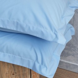Μαξιλαροθήκες Σετ Melody Blue 200TC Percale Cotton Cokitex (50x70) 2Τεμ