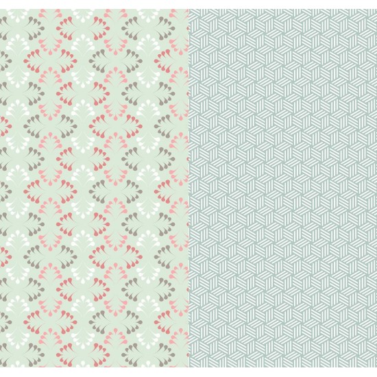 Παπλωματοθήκη Υπέρδιπλη Marta Loom Mint Polycotton Cokitex (225x245) 1Τεμ