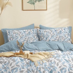Παπλωματοθήκη Υπέρδιπλη Marta Filo Blue Polycotton Cokitex (225x245) 1Τεμ