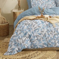 Παπλωματοθήκη Υπέρδιπλη Marta Filo Blue Polycotton Cokitex (225x245) 1Τεμ Παπλωματοθήκη Υπέρδιπλη Marta Filo Blue Polycotton Cokitex (225x245) 1Τεμ