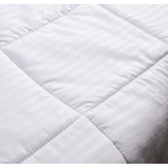 Πάπλωμα King Size Calme White Stripe Micro Cokitex (260x240) 1Τεμ