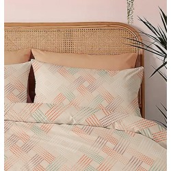 Παπλωματοθήκη Φανελένια Μονή Zuri Dusty Beige Cotton Cokitex (160x250) 1Τεμ