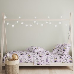 Πάπλωμα Παιδικό Μονό Σετ Ballet Purple Cotton Cokitex (160x240) 2Τεμ