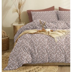 Παπλωματοθήκη Μονή Marta Maze Moka Cokitex (165x245) 1Τεμ