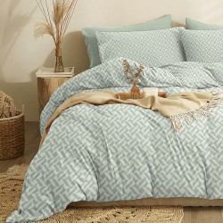 Παπλωματοθήκη Υπέρδιπλη Marta Wind Sage Cokitex (225x245) 1Τεμ