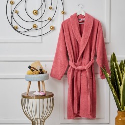 Μπουρνούζι Με Γιακά Bathrobes Pure Rose Cotton Cokitex 1Τεμ