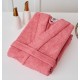 Μπουρνούζι Με Γιακά Bathrobes Pure Rose Cotton Cokitex 1Τεμ