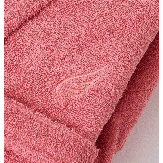 Μπουρνούζι Με Γιακά Bathrobes Pure Rose Cotton Cokitex 1Τεμ