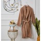 Μπουρνούζι Με Γιακά Bathrobes Pure Latte Cotton Cokitex 1Τεμ