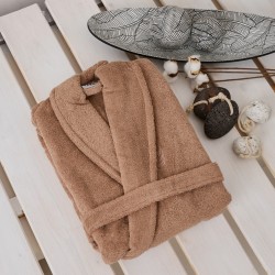Μπουρνούζι Με Κουκούλα Bathrobes Pure Latte Cotton Cokitex 1Τεμ