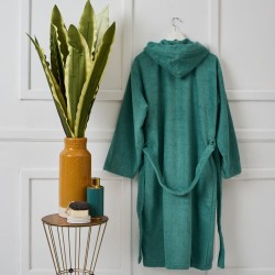 Μπουρνούζι Με Κουκούλα Bathrobes Pure Aqua Cotton Cokitex 1Τεμ