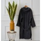 Μπουρνούζι Με Κουκούλα Bathrobes Pure Black Cotton Cokitex 1Τεμ Μπουρνούζι Με Κουκούλα Bathrobes Pure Black Cotton Cokitex 1Τεμ