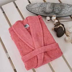 Μπουρνούζι Με Κουκούλα Bathrobes Pure Rose Cotton Cokitex 1Τεμ