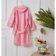 Μπουρνούζι Παιδικό Με Κουκούλα Bathrobes Kids New Beauty Line Pink Candy Cotton Cokitex 1Τεμ