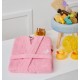 Μπουρνούζι Παιδικό Με Κουκούλα Bathrobes Kids New Beauty Line Pink Candy Cotton Cokitex 1Τεμ