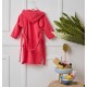 Μπουρνούζι Παιδικό Με Κουκούλα Bathrobes Kids New Beauty Line Strawberry Cotton Cokitex 1Τεμ
