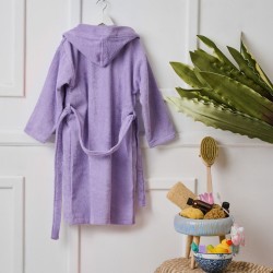 Μπουρνούζι Παιδικό Με Κουκούλα Bathrobes Kids New Beauty Line Levander Cotton Cokitex 1Τεμ