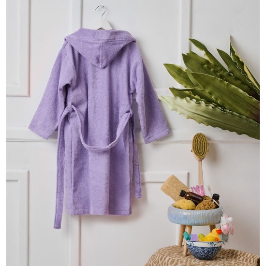 Μπουρνούζι Παιδικό Με Κουκούλα Bathrobes Kids New Beauty Line Levander Cotton Cokitex 1Τεμ Μπουρνούζι Παιδικό Με Κουκούλα Bathrobes Kids New Beauty Line Levander Cotton Cokitex 1Τεμ