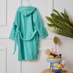 Μπουρνούζι Παιδικό Με Κουκούλα Bathrobes Kids New Beauty Line Aqua Cotton Cokitex 1Τεμ