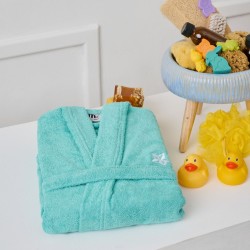 Μπουρνούζι Παιδικό Με Κουκούλα Bathrobes Kids New Beauty Line Aqua Cotton Cokitex 1Τεμ