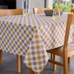 Τραπεζομάντηλο Multi Line Quadri Gold Cokitex (140x140) 1Τεμ