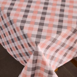 Τραπεζομάντηλο Multi Line Quadri Peach Cokitex (140x140) 1Τεμ
