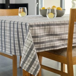 Τραπεζομάντηλο Multi Line Linia Grey Cokitex (140x140) 1Τεμ