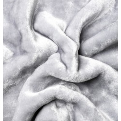 Κουβέρτα Βελουτέ Υπέρδιπλη Silk Touch Silver Velour Cokitex (220x240) 1Τεμ