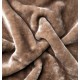 Κουβέρτα Βελουτέ Υπέρδιπλη Silk Touch Brown Velour Cokitex (220x240) 1Τεμ