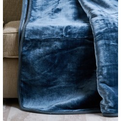 Κουβέρτα Βελουτέ Μονή Silk Touch Teal Velour Cokitex (160x220) 1Τεμ