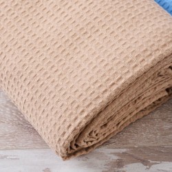 Κουβέρτα Πικέ Ημίδιπλη Summer Line L.Beige Cvc Cokitex (170x265) 1Τεμ