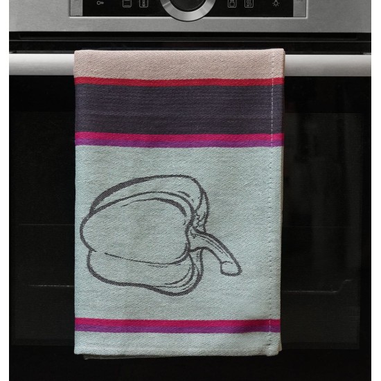 Ποτηρόπανα Σετ Pike Pepper Cotton Cokitex (50x70) 6Τεμ