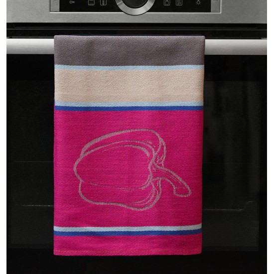 Ποτηρόπανα Σετ Pike Pepper Cotton Cokitex (50x70) 6Τεμ