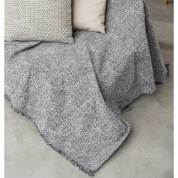 Ριχτάρι Πολυθρόνας Whisper Ani Silver-Black Chinille Cokitex (180x180) 1Τεμ