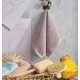 Πετσέτα Προσώπου Serene Pop Corn Grey Jacquard Cotton Cokitex (50x100) 1Τεμ