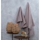 Πετσέτα Προσώπου Serene Pop Corn Grey Jacquard Cotton Cokitex (50x100) 1Τεμ
