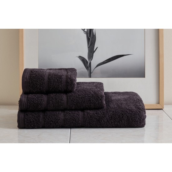 Πετσέτα Προσώπου Lovable Black Cotton Cokitex (50x100) 1Τεμ