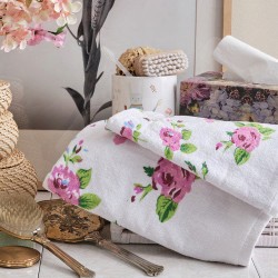 Πετσέτα Προσώπου MK Rose Pink Cotton Cokitex (50x90) 1Τεμ