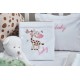 Σεντόνια Βρεφικά Με Κέντημα Κούνιας Σετ Baby Girraffe Pink Cotton Cokitex (120x160) 3Τεμ
