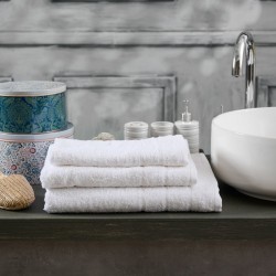 Πετσέτα Προσώπου Lovable White Cotton Cokitex (50x100) 1Τεμ