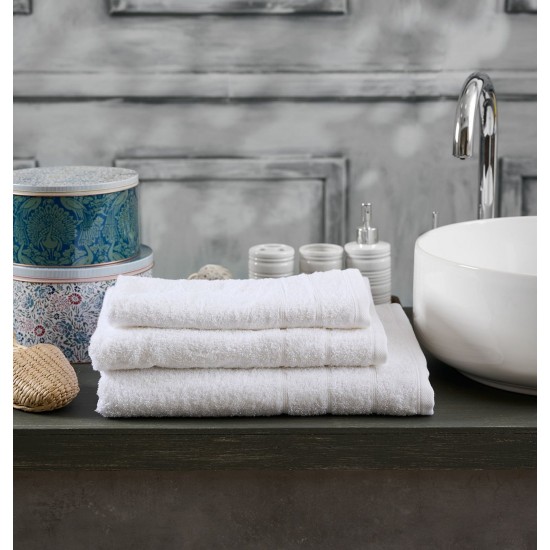 Πετσέτα Προσώπου Lovable White Cotton Cokitex (50x100) 1Τεμ