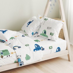 Σεντόνια Παιδικά Μονά Σετ Little Star Motion Cotton Cokitex (160x240) 3Τεμ