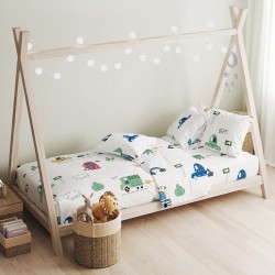 Σεντόνια Παιδικά Μονά Σετ Little Star Motion Cotton Cokitex (160x240) 3Τεμ