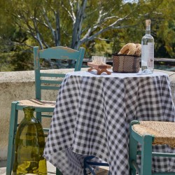 Τραπεζομάντηλο Multi Line Checkred Grey Cokitex (140x180) 1Τεμ