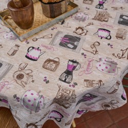 Τραπεζομάντηλο Multi Line Cook Purple Cokitex (140x180) 1Τεμ