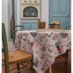 Τραπεζομάντηλο Multi Line Cook Red Cokitex (140x220) 1Τεμ