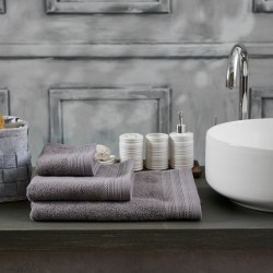 Πετσέτα Χεριών Bath Towels Series Grey Cotton Cokitex (30x50) 1Τεμ