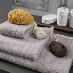 Πετσέτα Χεριών Bath Towels Series L.Grey Cotton Cokitex (30x50) 1Τεμ