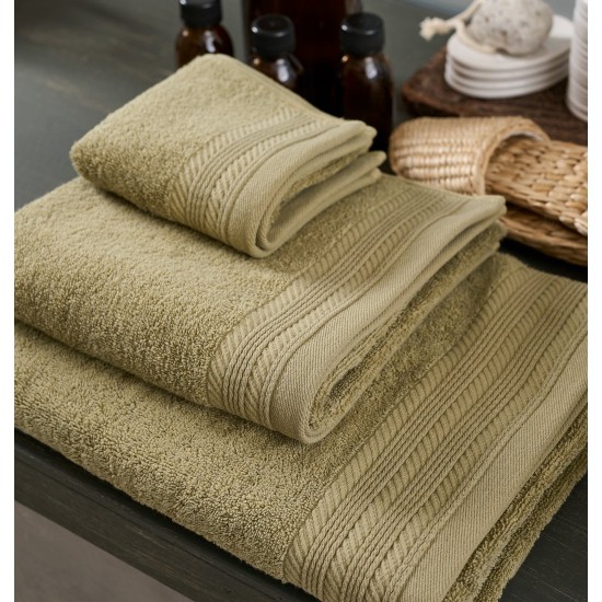 Πετσέτα Χεριών Bath Towels Series Olive Cotton Cokitex (30x50) 1Τεμ